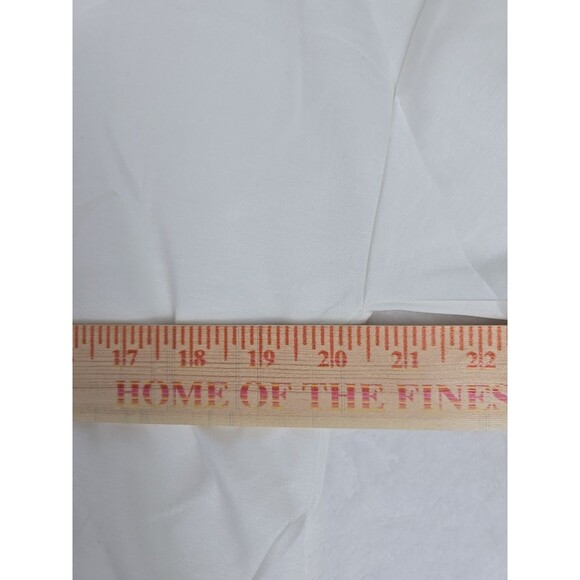 Merokeety V-Neck Sweatshirt Women Small White Long Sleeve Lapel Casual Pullover - Picture 6 of 7